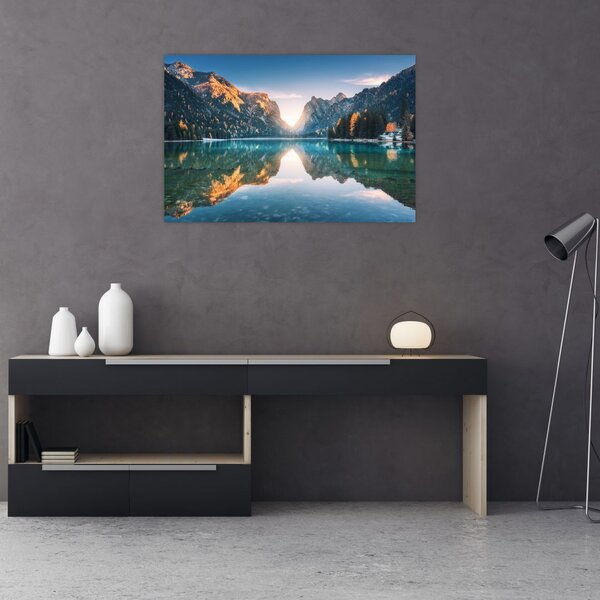 Slika - Gorsko jezero (90x60 cm)