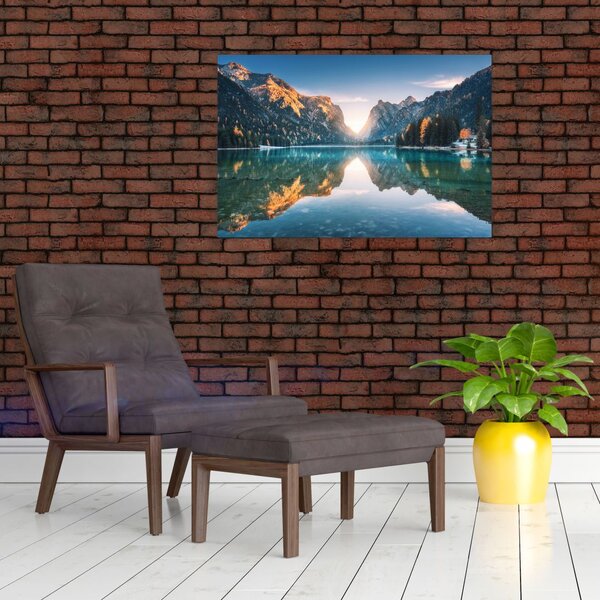 Slika - Gorsko jezero (90x60 cm)
