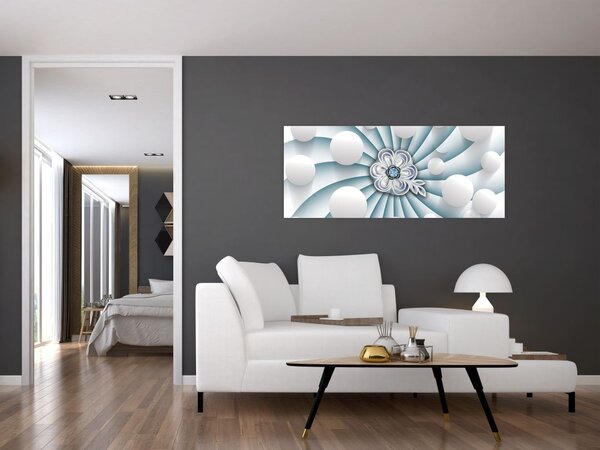 Slika umjetničke apstrakcije (120x50 cm)