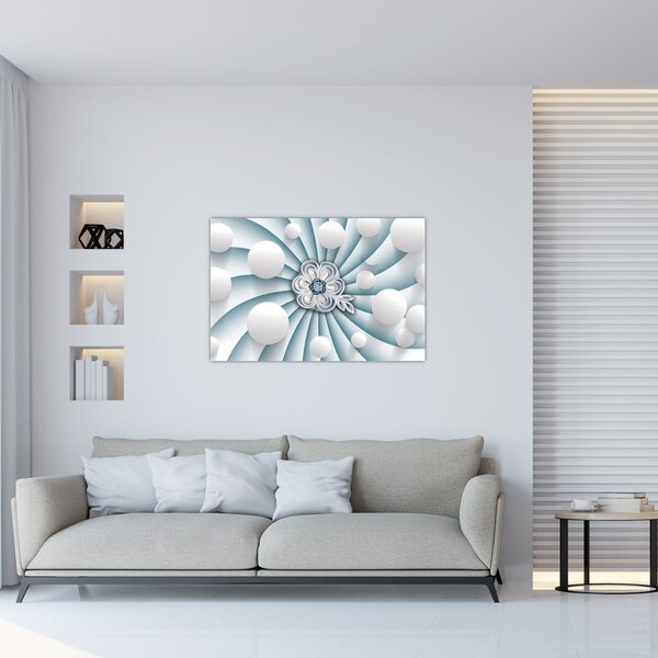 Slika umjetničke apstrakcije (90x60 cm)