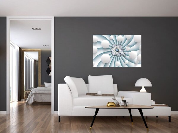 Slika umjetničke apstrakcije (90x60 cm)