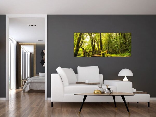 Slika džungle i mahovine (120x50 cm)
