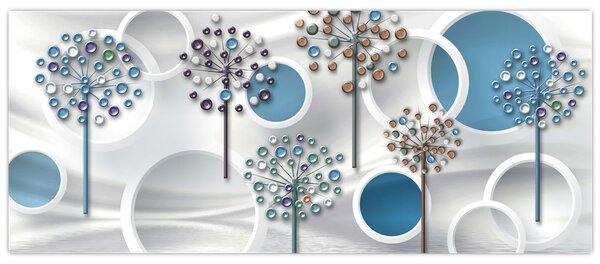 Slika umjetničke apstrakcije (120x50 cm)