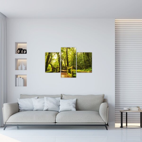 Slika džungle i mahovine (90x60 cm)