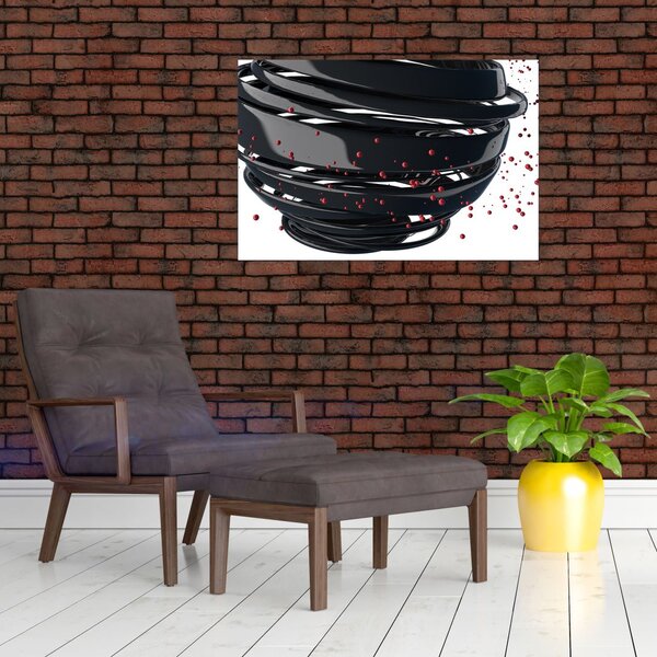 Slika - Apstrakcija zemaljske kugle (90x60 cm)