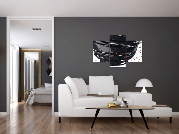 Slika - Apstrakcija zemaljske kugle (90x60 cm)