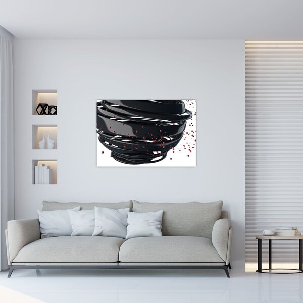 Slika - Apstrakcija zemaljske kugle (90x60 cm)