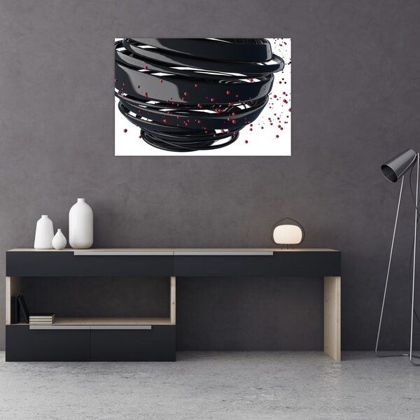 Slika - Apstrakcija zemaljske kugle (90x60 cm)