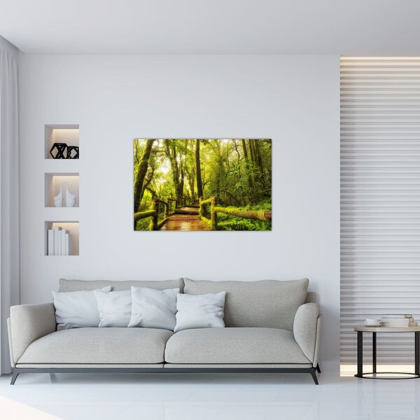 Slika džungle i mahovine (90x60 cm)