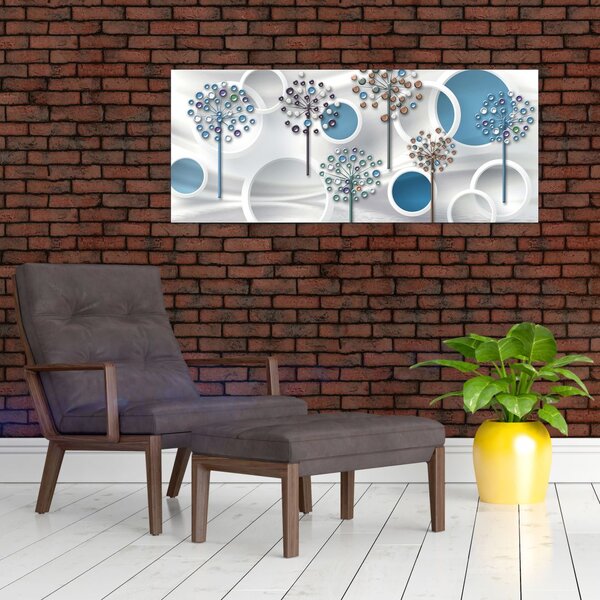 Slika umjetničke apstrakcije (120x50 cm)