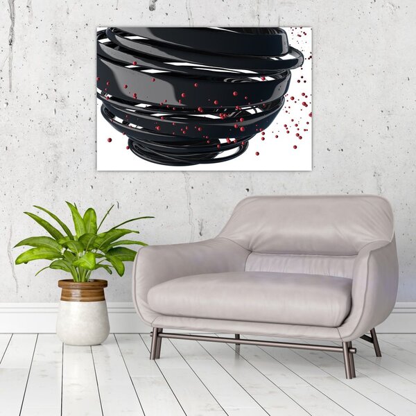 Slika - Apstrakcija zemaljske kugle (90x60 cm)