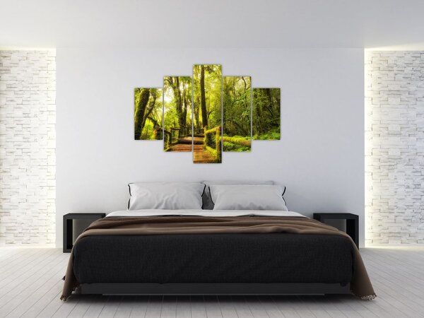 Slika džungle i mahovine (150x105 cm)