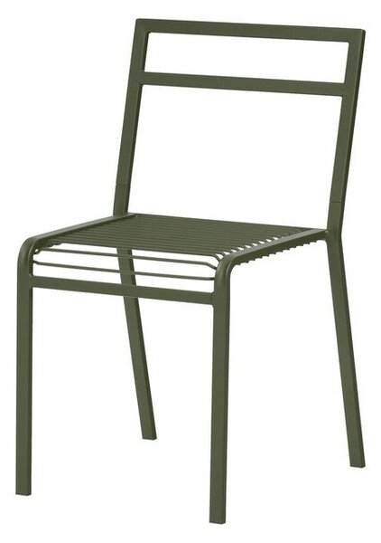 Zelena metalna vrtna stolica Oto – noo.ma