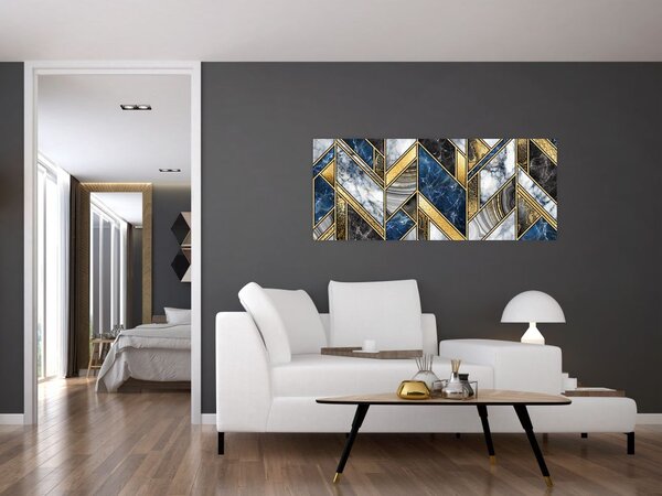 Slika umjetničke apstrakcije (120x50 cm)