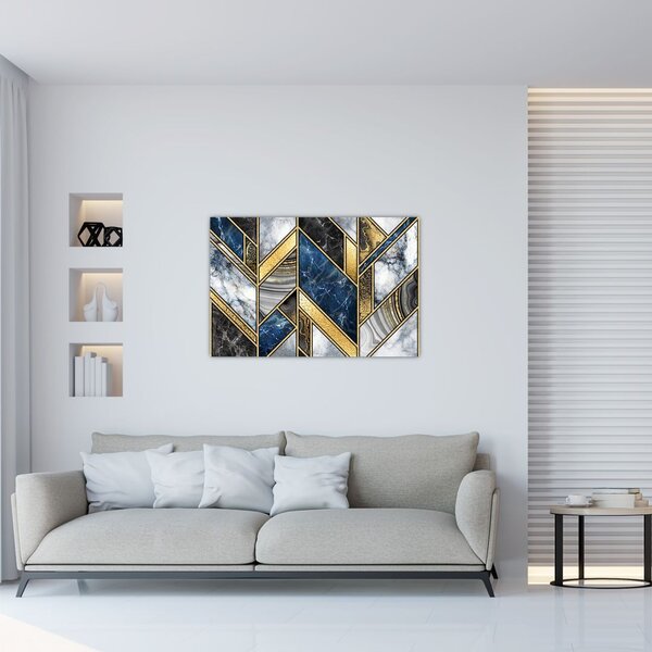 Slika umjetničke apstrakcije (90x60 cm)
