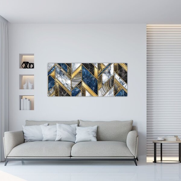 Slika umjetničke apstrakcije (120x50 cm)