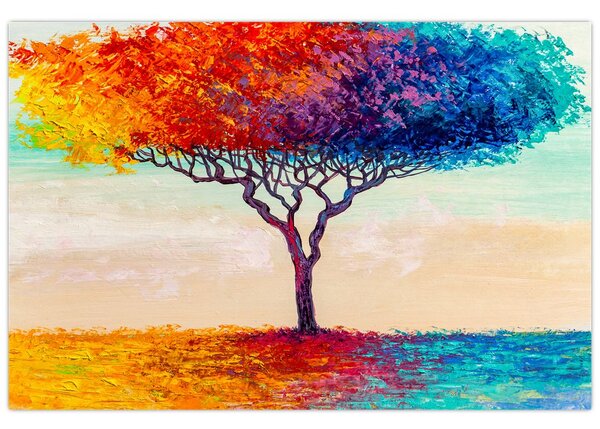 Slika naslikanog stabla (90x60 cm)