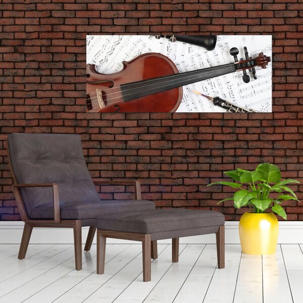 Slika - Glazbeni instrumenti (120x50 cm)