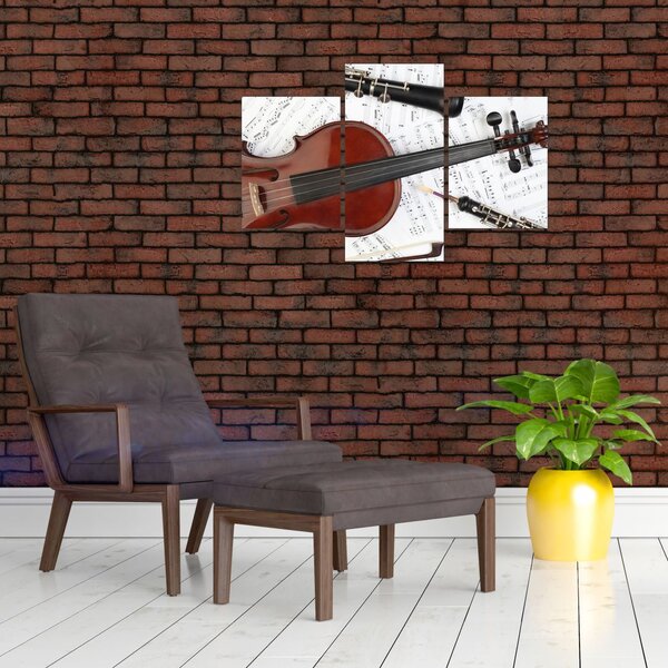 Slika - Glazbeni instrumenti (90x60 cm)