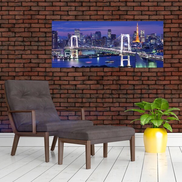 Slika noćnog života velegrada (120x50 cm)