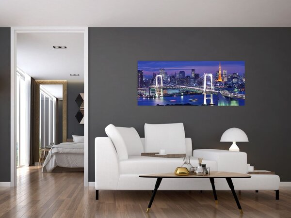 Slika noćnog života velegrada (120x50 cm)