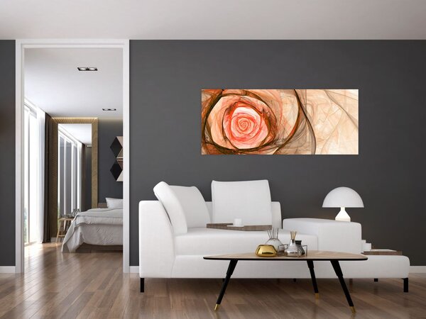 Slika - Ruža umjetničkog duha (120x50 cm)