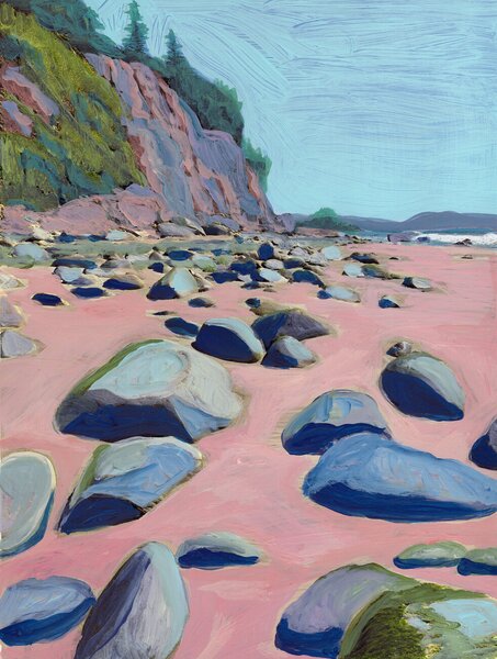 Ilustracija Rocks, Eleanor Baker, (30 x 40 cm)