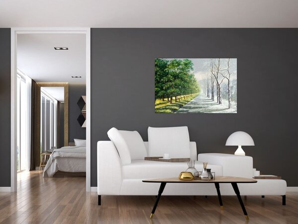 Slika - Zima ili ljeto (90x60 cm)
