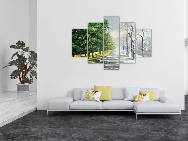 Slika - Zima ili ljeto (150x105 cm)