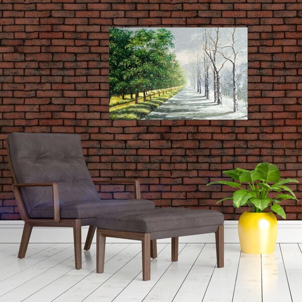 Slika - Zima ili ljeto (90x60 cm)