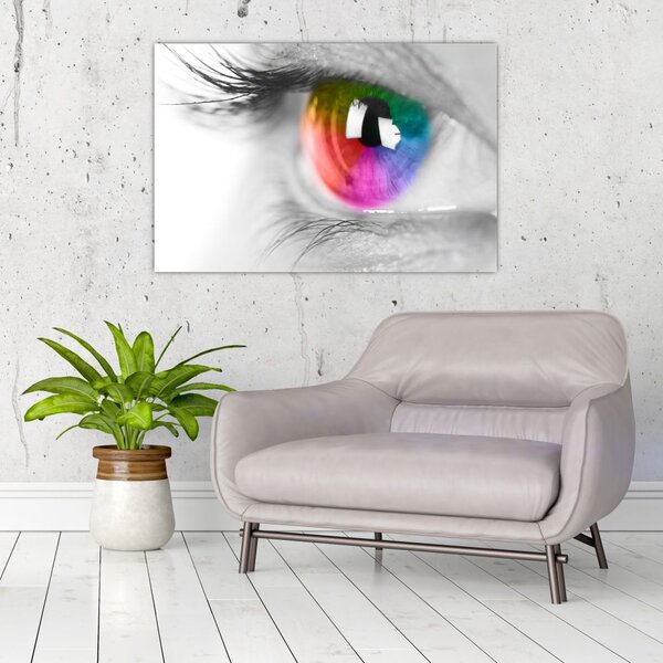 Slika - Iris oka (90x60 cm)