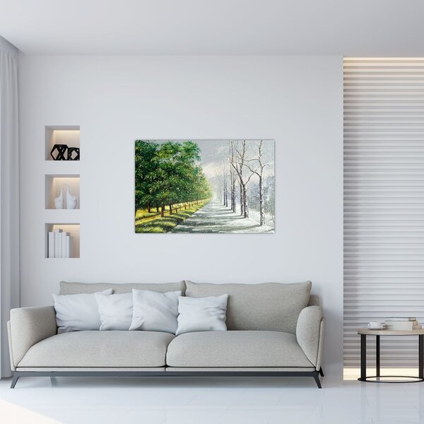 Slika - Zima ili ljeto (90x60 cm)