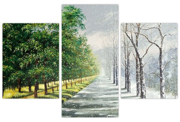 Slika - Zima ili ljeto (90x60 cm)