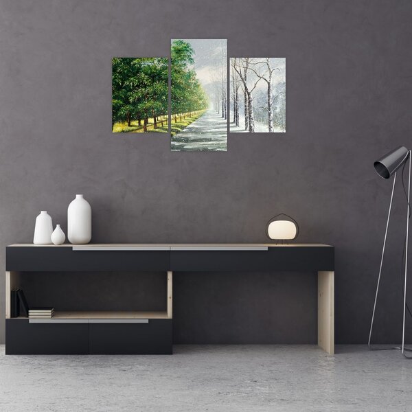 Slika - Zima ili ljeto (90x60 cm)