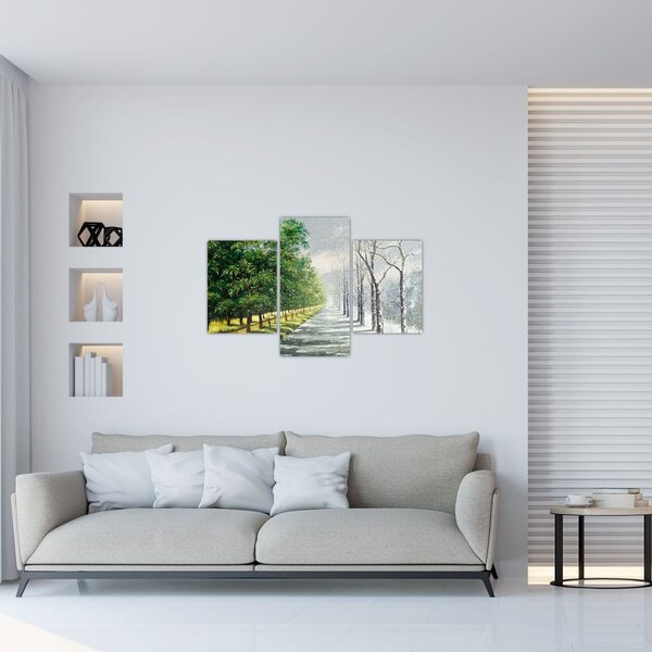 Slika - Zima ili ljeto (90x60 cm)