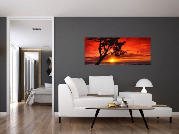 Slika - Zalazak sunca (120x50 cm)