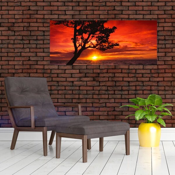Slika - Zalazak sunca (120x50 cm)
