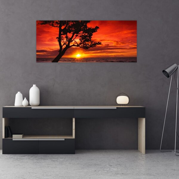 Slika - Zalazak sunca (120x50 cm)