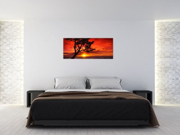 Slika - Zalazak sunca (120x50 cm)