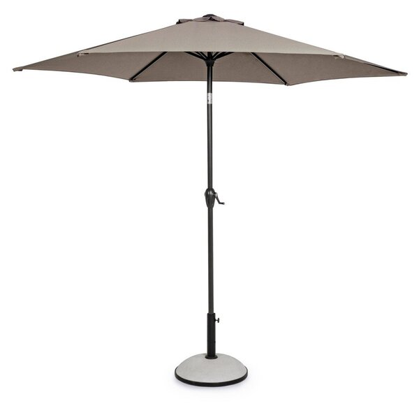Smeđe-sivi suncobran ø 270 cm Kalife – Bizzotto