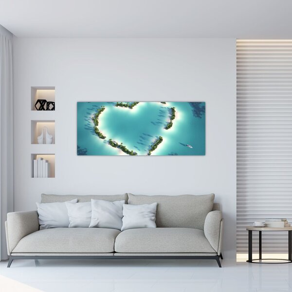 Slika - Otoci srca (120x50 cm)