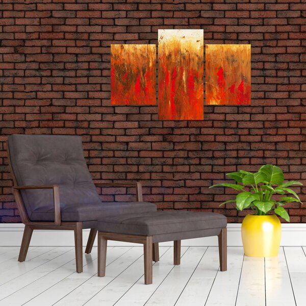 Slikanje naslikane apstrakcije (90x60 cm)