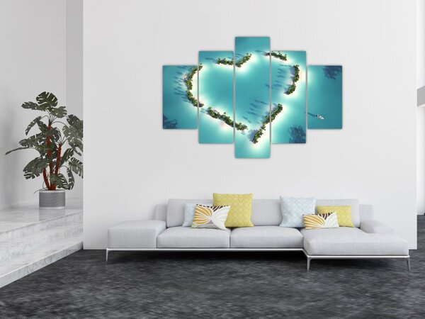 Slika - Otoci srca (150x105 cm)