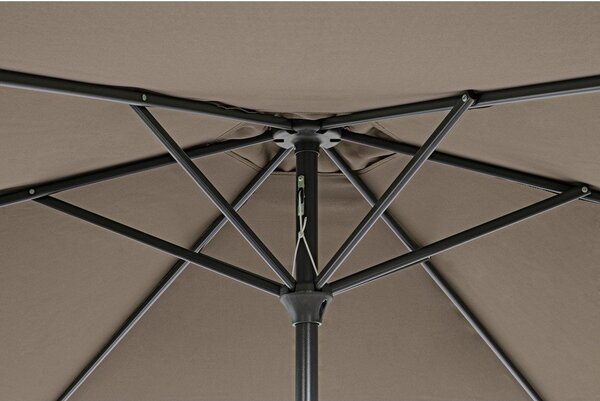 Smeđe-sivi suncobran ø 270 cm Kalife – Bizzotto