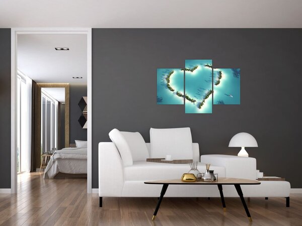 Slika - Otoci srca (90x60 cm)