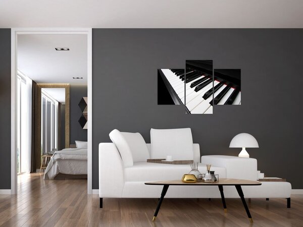Slika klavirskih tipki (90x60 cm)