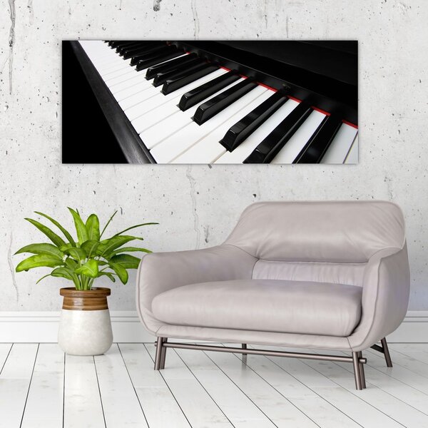 Slika klavirskih tipki (120x50 cm)
