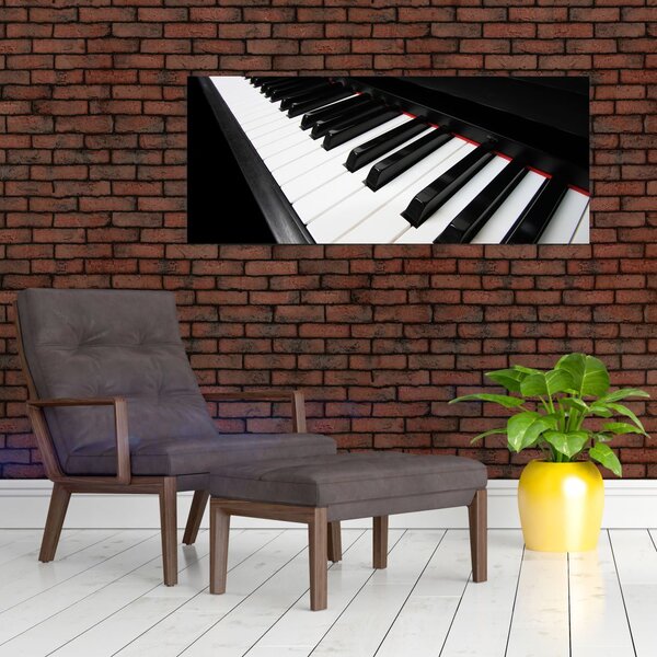 Slika klavirskih tipki (120x50 cm)