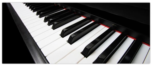 Slika klavirskih tipki (120x50 cm)