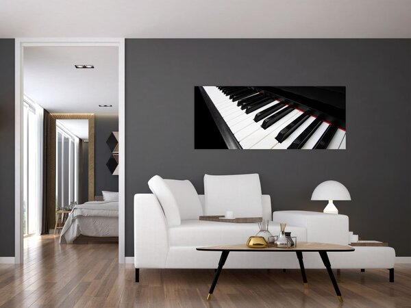 Slika klavirskih tipki (120x50 cm)